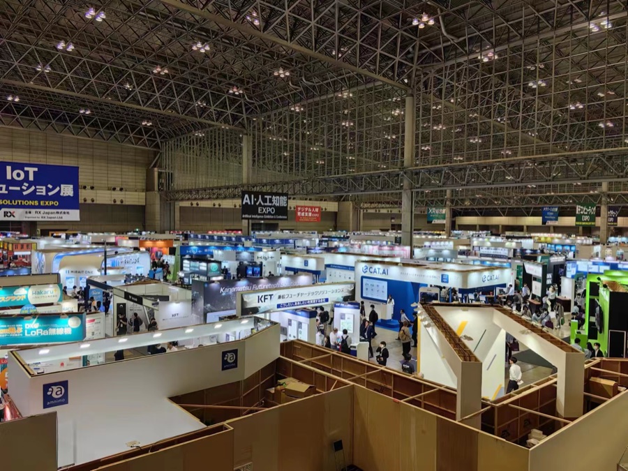 东京人工智能展会现场